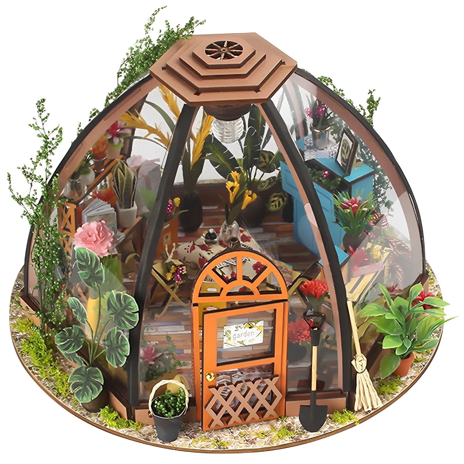 Puzzle 3D Serre | Le Jardin de Cristal Puzzle 3d Monde Miniature | Le Jardin de Cristal