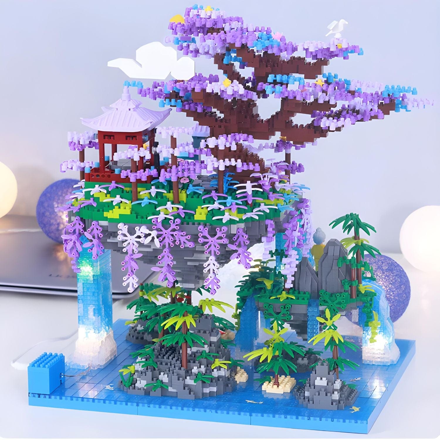 Puzzle 4000 pièces | Le Pavillon Lumineux Puzzle 3d Culture Asiatique  | Le Pavillon Lumineux