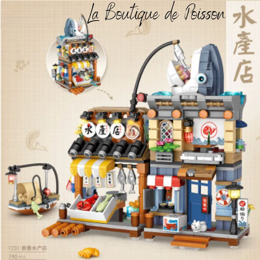 Puzzle 800 Pièces | La Boutique de Poisson Puzzle 3d Monde Miniature | La Boutique de Poisson