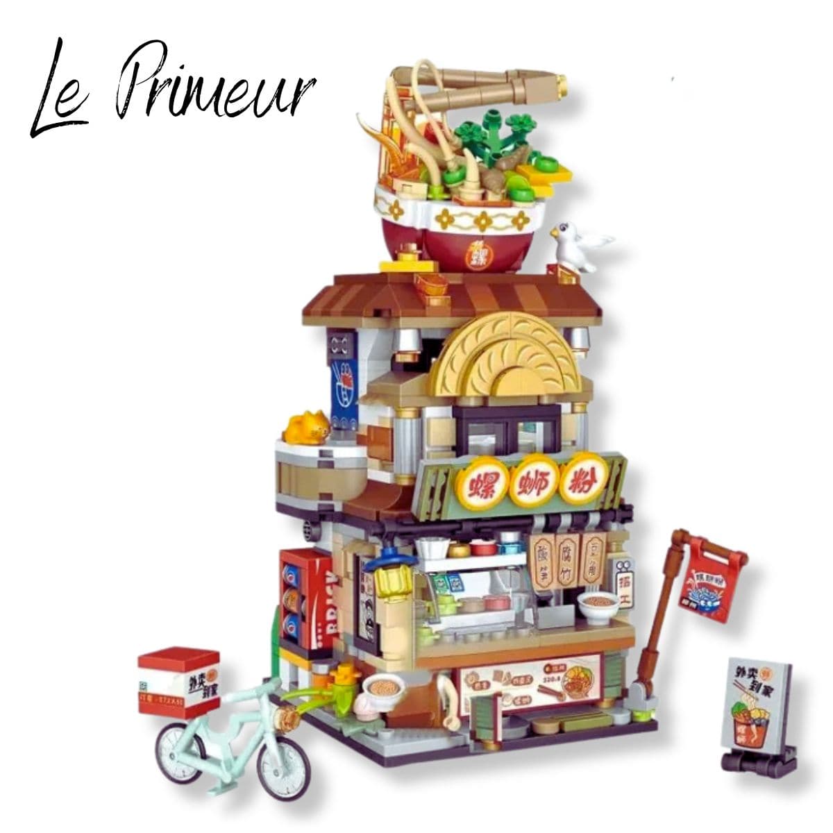 Puzzle 900 Pieces | Le Primeur Puzzle 3d Monde Miniature | Le Primeur