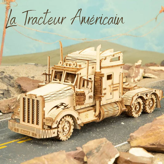 Puzzle Camion Americain Puzzle 3d Véhicules Lourds | Tracteur Américain