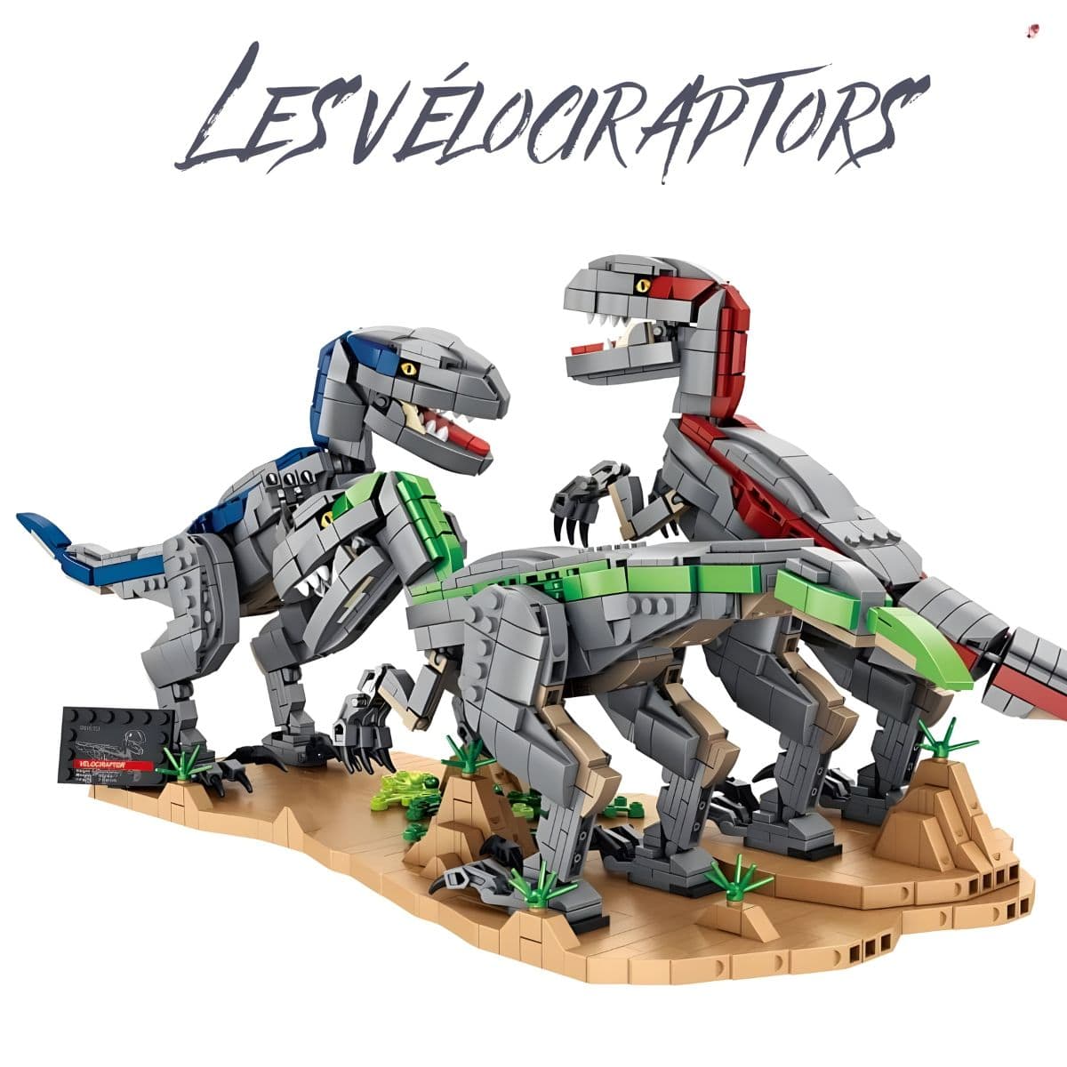 puzzle dinosaure 1000 pièces Pièces d'Exceptions Dinosaure | Les vélociraptors