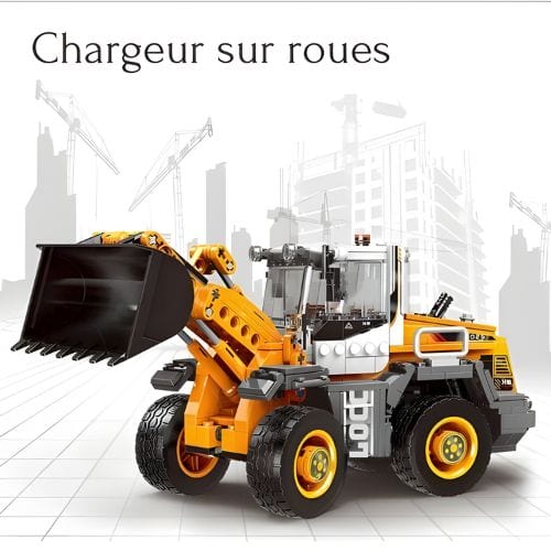 Puzzle engin de chantier Pièces d'Exceptions Véhicules Lourds | Chargeur sur roues