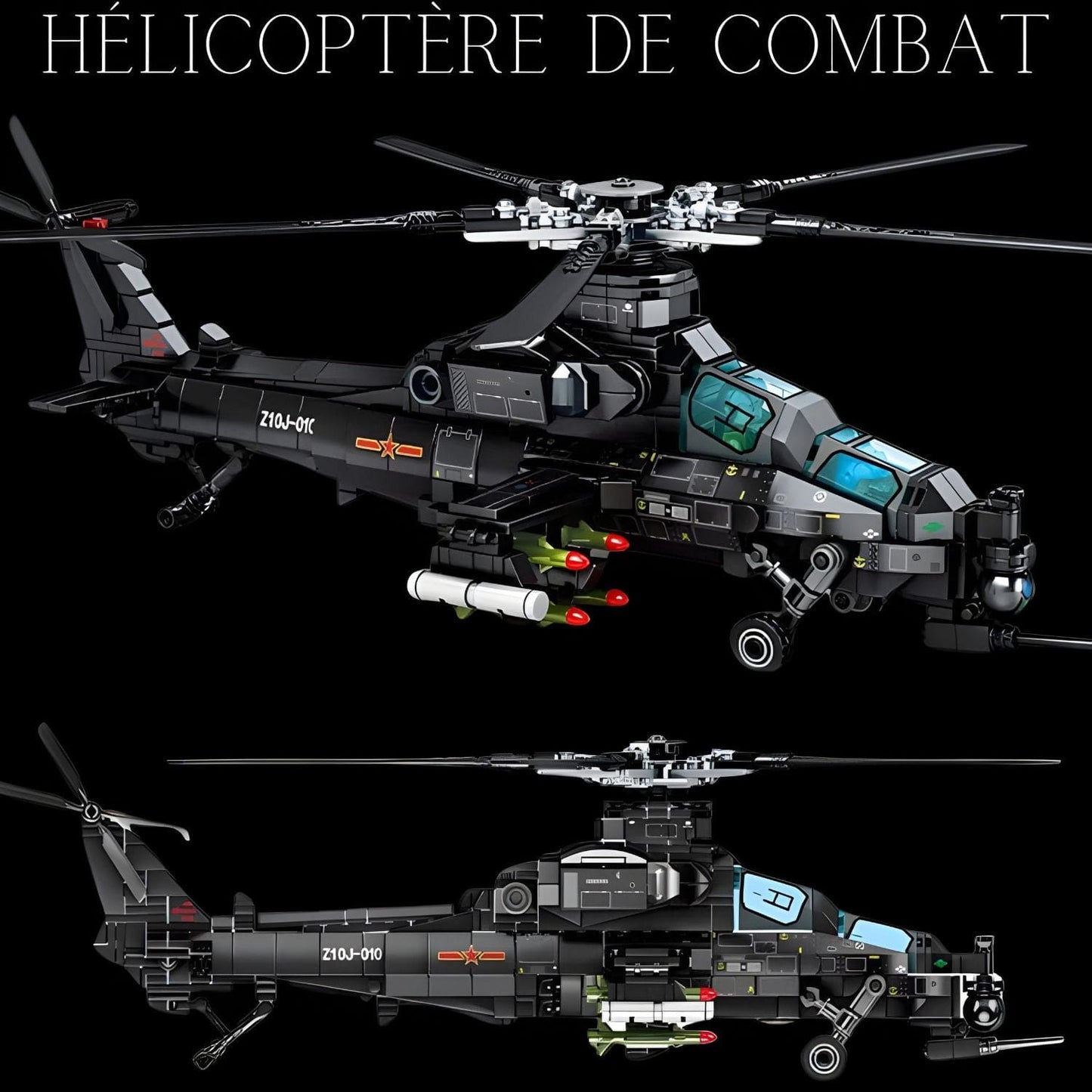 Puzzle Helicoptere Pièces d'Exceptions Avion | Hélicoptère de combat