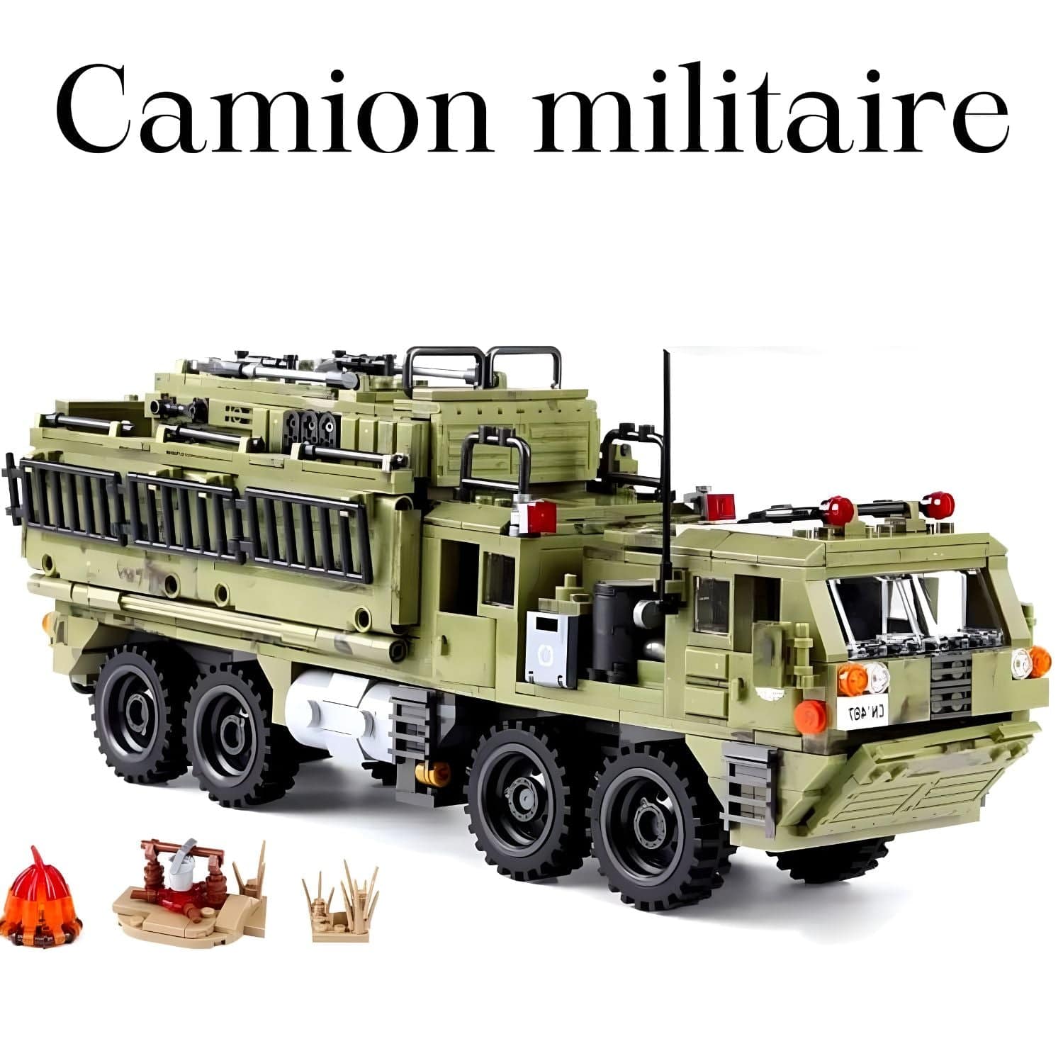 Puzzle militaire Pièces d'Exceptions Véhicules Lourds | Camion Militaire armé