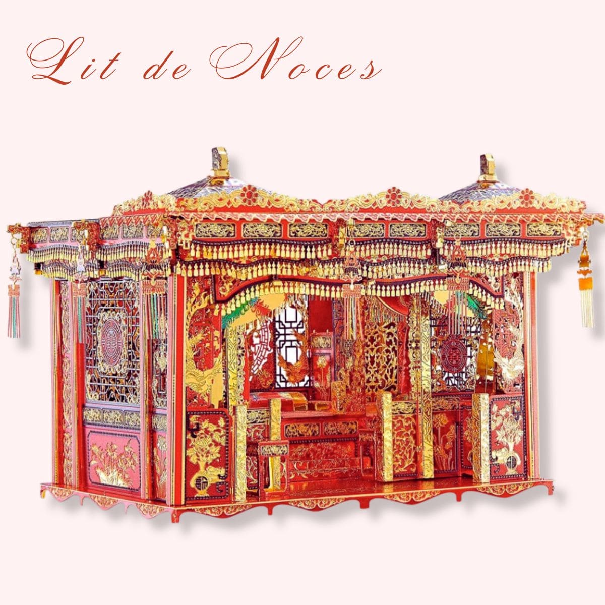 Puzzle Monuments Asiatiques | Le lit de Noces Puzzle 3d Culture Asiatique | Le lit de Noces