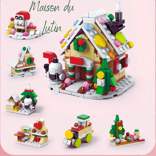 Puzzle Noël 3D | La Maison du Lutin Puzzle 3d Noël | La Maison du Lutin