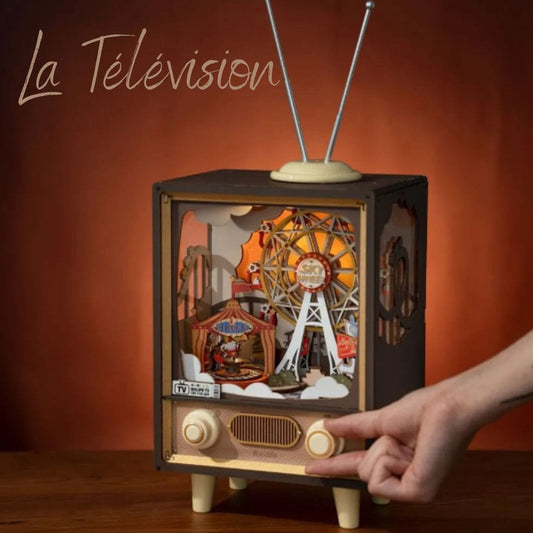 Puzzle Tele  | La Télévision Pièces d'Exceptions Monde Miniature | La Télévision