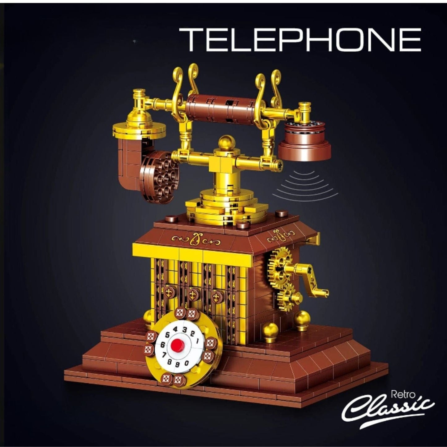 Puzzle telephone Pièces d'Exceptions Objet iconique | Téléphone vintage